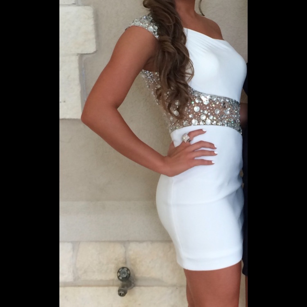 White Homecoming dress